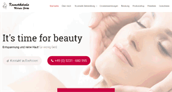 Desktop Screenshot of kosmetik-gehrke.de